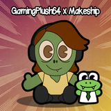 GamingPlush64 Zombie Plush  by Makeship.