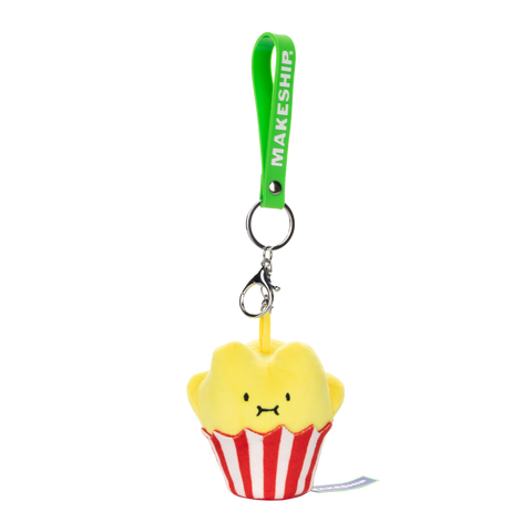 Pixel-bit Studio Popcorn Keychain Plushie  by Makeship.