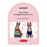Mr. Bigglesworth What Would Mr Bigglesworth Do? Enamel Pin Pack  by Makeship.