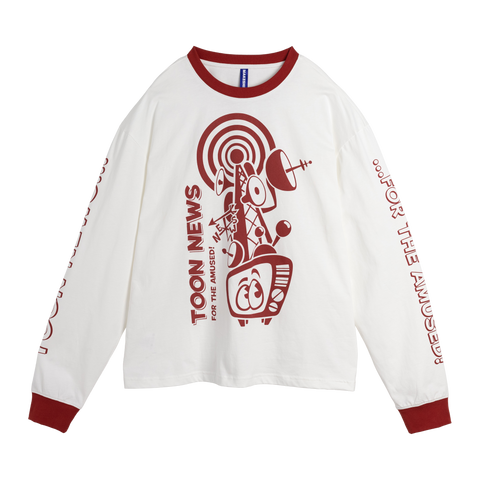 Toontown Rewritten Toon News For The Amused Long sleeve T-Shirt  by Makeship.