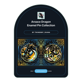 AroAce Dragon Enamel Pins 2-Pack