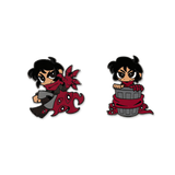 ManlyBadassHero Tiny Manlys Double Trouble Pin Pack  by Makeship.