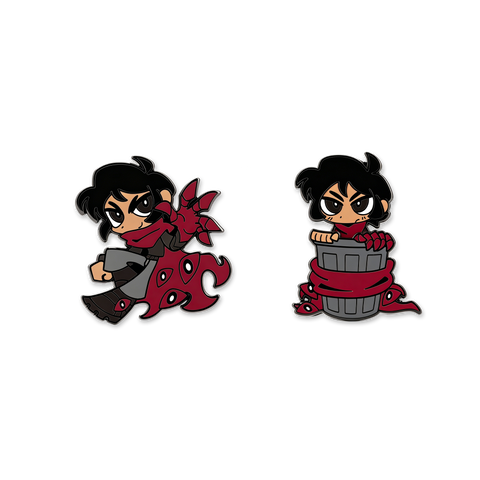 ManlyBadassHero Tiny Manlys Double Trouble Pin Pack  by Makeship.