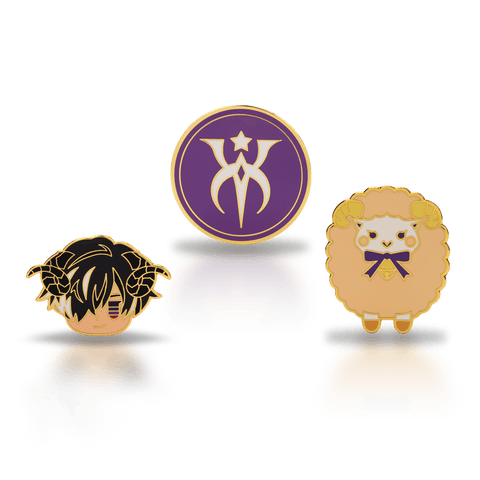 Obey Me! Pin Collection 01 - Belphegor  by Makeship.