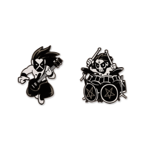 JP Ahonen Hubbath & Sam Enamel Pins 2-Pack  by Makeship.