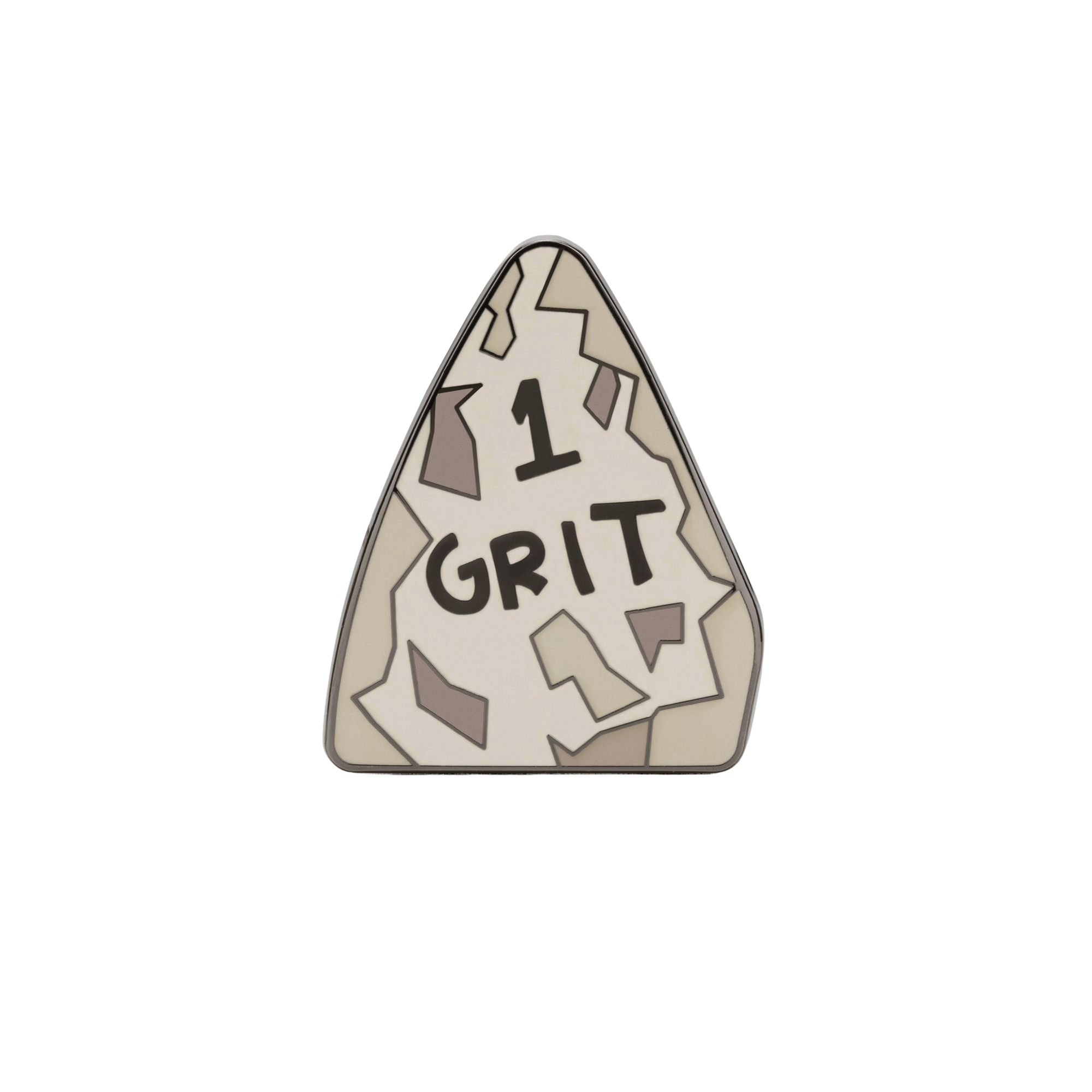 1 Grit Enamel Pin