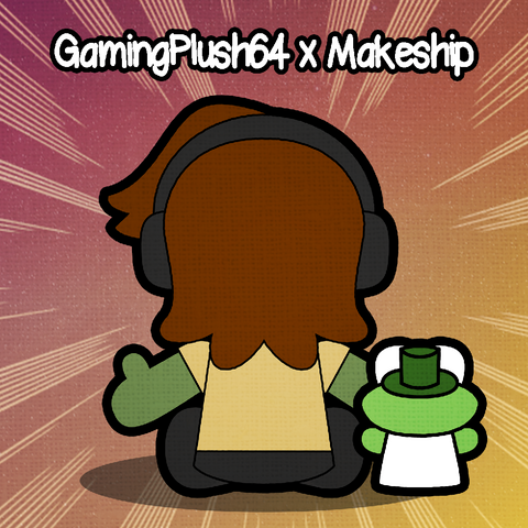 GamingPlush64 Zombie Plush  by Makeship.