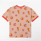 justan oval Shrimpster T-shirt T-Shirt by Makeship.