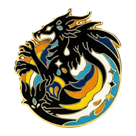 thingsby_diana AroAce Dragon Enamel Pins 2-Pack  by Makeship.