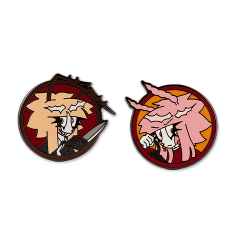 LuLuYam LuLu and Lucelia Enamel Pin 2 Pack by Makeship.