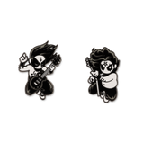 JP Ahonen Sløth & Obesyx Enamel Pins 2-Pack  by Makeship.