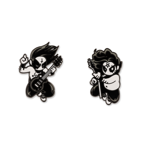 JP Ahonen Sløth & Obesyx Enamel Pins 2-Pack  by Makeship.
