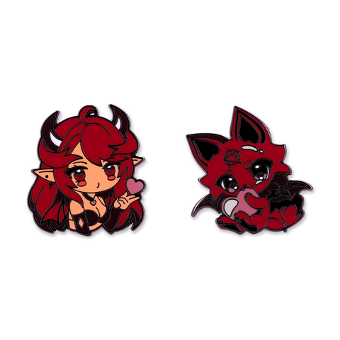 Cypress & Luci Enamel Pins  by Makeship.