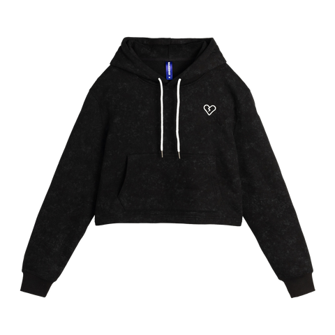 THE LOVERS The Lovers Crop Hoodie  by Makeship.