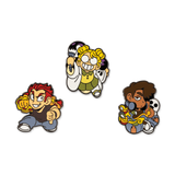 Paranatural The Activity Club - Johnny, Ed, & Dimitri Enamel Pin 3 Pack by Makeship.
