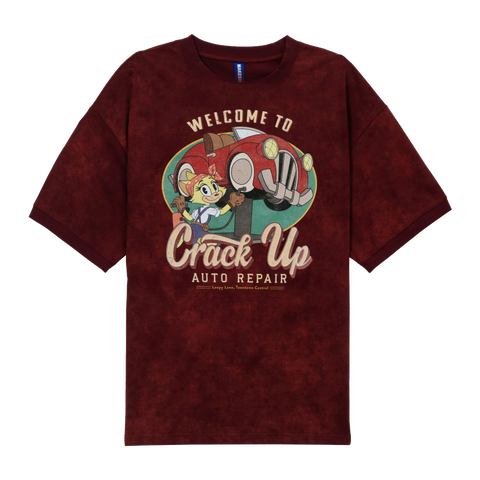 Toontown Rewritten Crack Up Auto Repair T-Shirt  by Makeship.