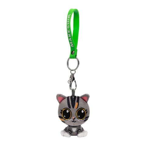 Half-Asleep Chris Kitten Bella Keychain Keychain Plush by Makeship.