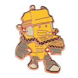 something evil will happen Builderfan & H3LP3R Pins  by Makeship.
