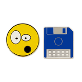 Regretevator Floppy Shoppy Pin Set  by Makeship.
