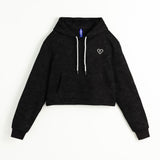 THE LOVERS The Lovers Crop Hoodie  by Makeship.