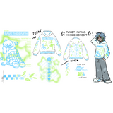 Wincel Planet Humans Hoodie  by Makeship.