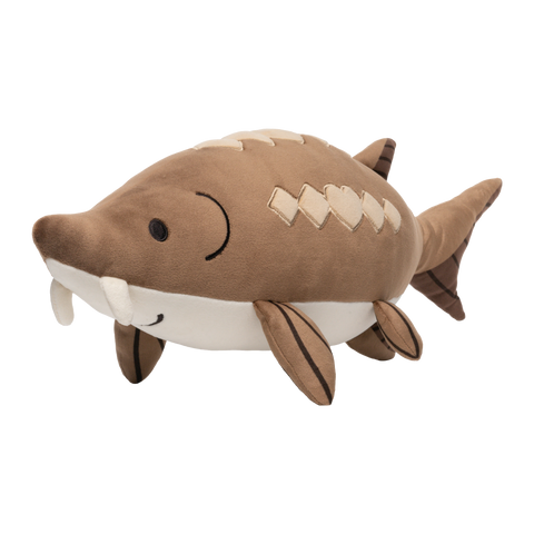 mysillycomics Silly Sturgeon Plushie Longboi by Makeship.
