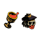 Red Hook Studios Bone Courtier and Tempting Goblet Pins  by Makeship.