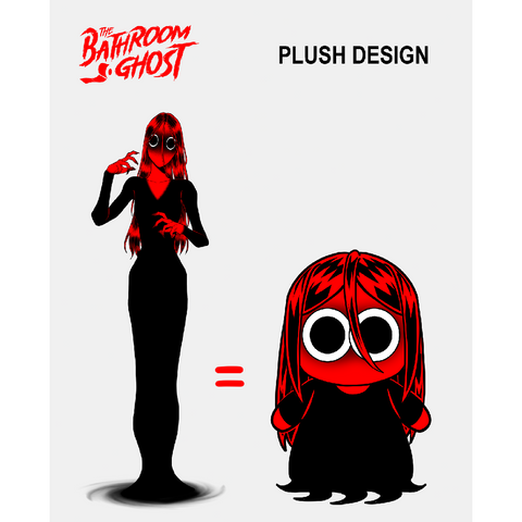 Volpe The Bathroom Ghost Plush by Makeship.