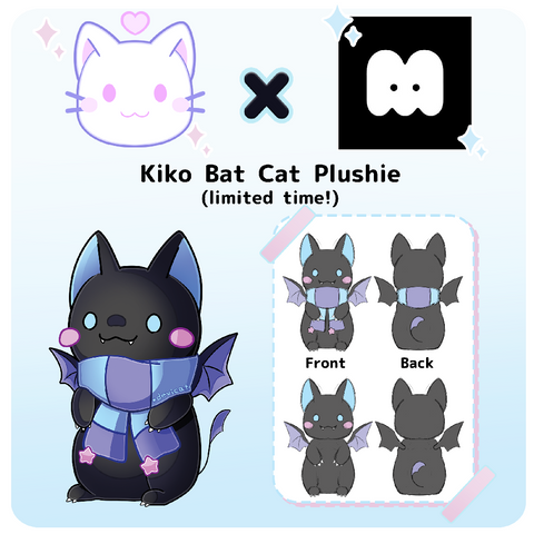 DeviCat Kiko Bat Cat Plush by Makeship.